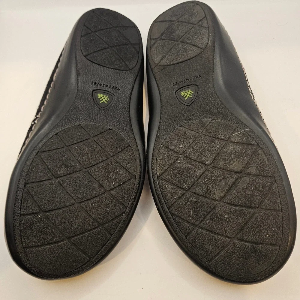 Terrasoles Sz 8 Echo Crossband Ballet Flats Cushioned Shoes Roomy Toe Box #383‎